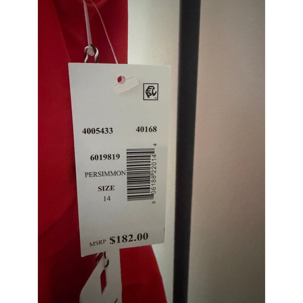 New Women's Hyperlink Annette One Piece Swimsuit Sz 14 persimmon red $182 - Picture 6 of 7